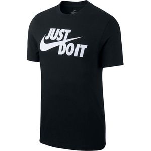 Nike Sportswear Just Do It Swoosh T-shirt Met Korte Mouwen Mannen Zwart