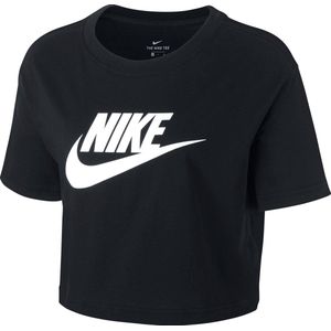Nike Sportswear Essential Cropped Icon Futura T-Shirt Dames