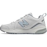 New Balance - WX608V5 - Slipbestendige Leren Sneakers - Wit - Plat - Veters