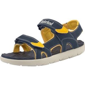 Timberland - Perkins Row 2 Strap - Kindersandalen - Blauw - Synthetisch Leer en Textiel