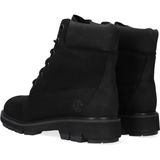 Timberland - Stijlvolle Veterboots - Zwart - Nubuck Leer - Waterdicht Timber Dry™