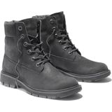 Timberland - Stijlvolle Veterboots - Zwart - Nubuck Leer - Waterdicht Timber Dry™