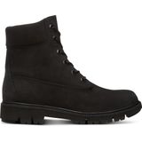 Timberland - Stijlvolle Veterboots - Zwart - Nubuck Leer - Waterdicht Timber Dry™
