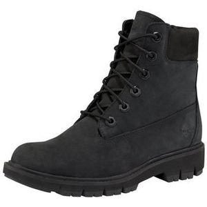 Women's Timberland Lucia Way 6 Inch Lace Waterproof Boots in Black