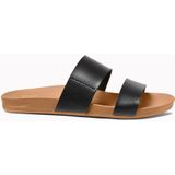 Reef - Cushion Bounce Vista - Slippers - Zwart - Vegan Leer - Schokdempend