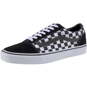 Vans Mn ward checkered Black/White ZWART 43