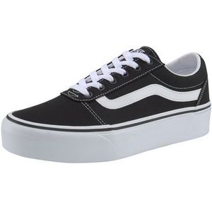 Vans WARD PLATFORM CANVAS, dames laag, zwart/wit, 40 EU (6.5 UK)