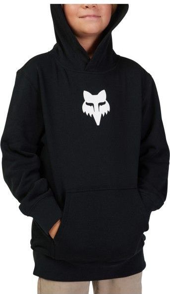 Fox Racing - YTH Legacy Fleece Po Windbreaker - Uniseks - Zwart - Canvas en Sherpa-Fleece