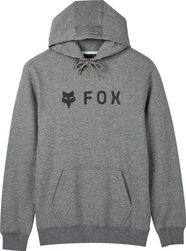 FOX - Fleece Hoodie - Zwart - 80% Katoen/20% Polyester - 330gm