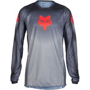 FOX Bluza 180 Uniseks sweatshirt voor volwassenen, grijs/rood, maat XL