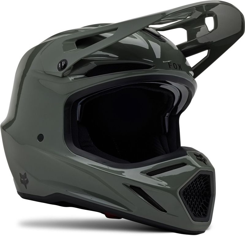 FOX - V3 RS Carbon Solid - Crosshelm - Grijs - MIPS