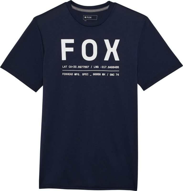 Fox - Non Stop - T-shirt - Blauw - Technisch - Sneldrogend