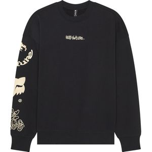 Fox - Hello Future - Sweatshirt - Zwart - Fleece