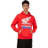 Honda - Pullover Hoodie - Zwart - Katoen - Zacht Geborsteld Interieur