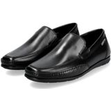 Mephisto - Zwarte Leren Instapschoenen - Heren - Leer