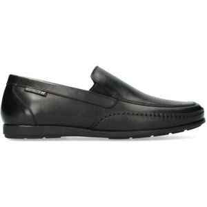 Mocassin - Zwart - Leer