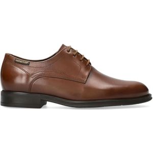 Mephisto, Bruine Leren Veterschoen voor Heren Bruin, Heren, Maat:42 EU