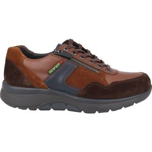 Mephisto Amory - Heren Sneaker - Bruin - Leer - Voor Brede Voeten