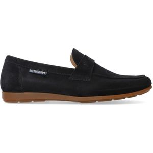 Mephisto Alexis - heren moccasin - blauw - maat 42.5 (EU) 8.5 (UK)