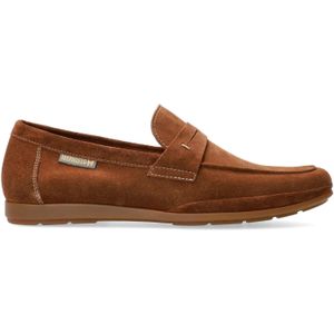 Mephisto - Donkerblauwe Suède - Heren Loafers