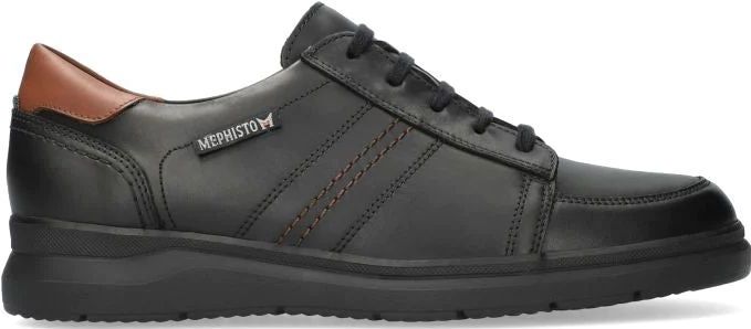 Mephisto Amelio - heren veterschoen - zwart - maat 40 (EU) 6.5 (UK)