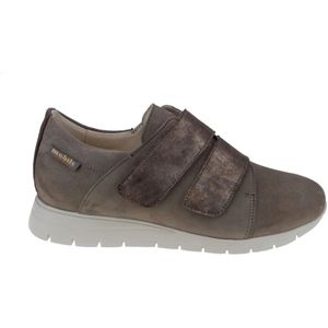 Mephisto, Schoenen, Dames, Bruin, 37 1/2 EU, Leer, Ultra-Lichte Dames Sneaker - Brede Pasvorm