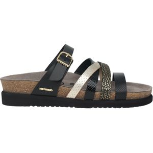 Mephisto - Huleda - Dames Sandalen - Zwart - Leer