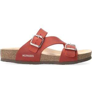 Mephisto Melaine - dames sandaal - rood - maat 37 (EU) 4 (UK)