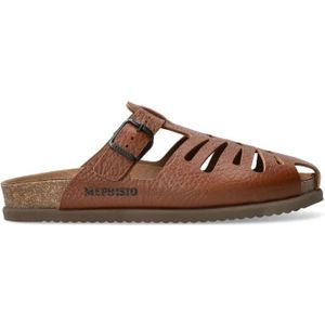 Mephisto, Schoenen, Heren, Bruin, 47 EU, Leer, Comfortabele Nikos Herensandaal