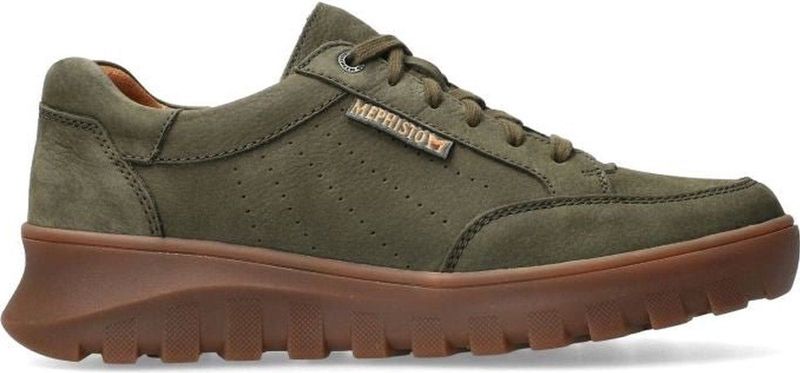 Mephisto - Nubuck Sneakers - Grijs - Nubuck/Textiel - Soft-Air Technologie