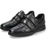 Mephisto - Herensneakers - Zwart - Leer/Textiel - SOFT-AIR Technologie