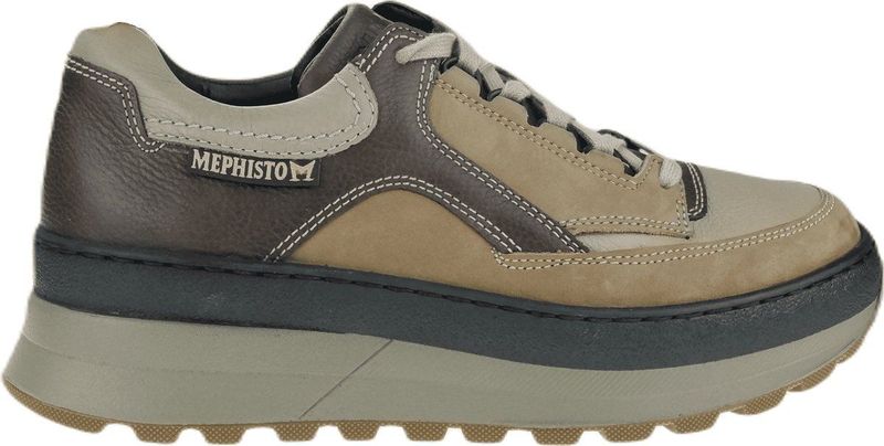 Mephisto - Heren Sneakers - Leren - Zwart - Soft-Air Technologie - Schokabsorberend