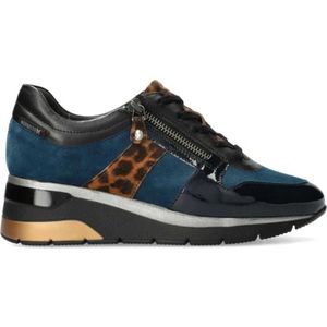 Mephisto Elisia - dames sneaker - blauw - maat 42.5 (EU) 8.5 (UK)