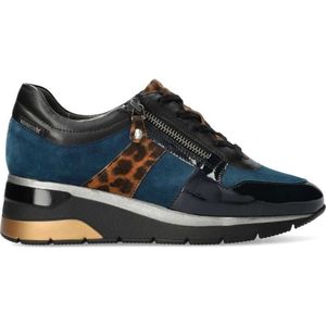 Mephisto - Elisia - Schoenen - Blauw - Suède - Comfortabel met Soft-Air Technologie