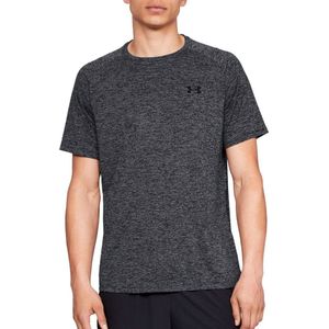 Under Armour - Tech 2.0 - Sportshirt - Zwart - 100% Polyester