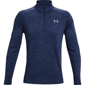 Under Armour UA Tech 2 0 Zip Heren Sportshirt - Blauw
