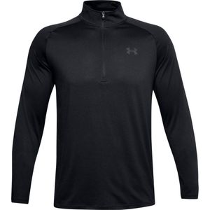 Under Armour UA Tech Zip Heren Sportshirt Zwart