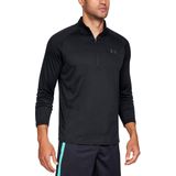 Under Armour - Tech 2.0 1/2 Zip - Fitness Trui - Heren - Zwart - Polyester