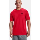 Under Armour Sportstyle Left Chest T-Shirt Herren in rot, Größe: M