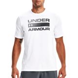 Under Armour UA TEAM IShort SleeveUE WORDMARK Short Sleeve Heren Sportshirt - Wit