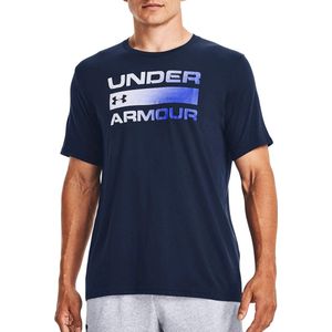 Under Armour UA TEAM IShort SleeveUE WORDMARK Short Sleeve Heren Sportshirt - Blauw