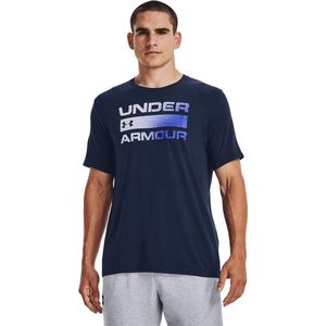 Under Armour - UA Team Issue T-shirt - Korte Mouwen - Zwart - Charged Cotton