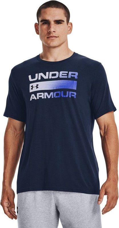 Under Armour - UA Team Issue T-shirt - Korte Mouwen - Zwart - Charged Cotton