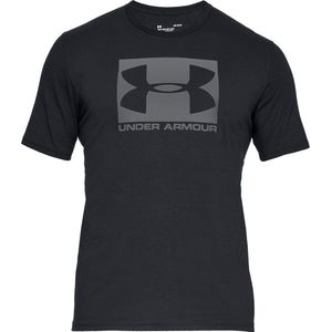 Under Armour UA BOXED SPORTSTYLE SS Heren Sportshirt - Zwart