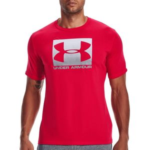 Under Armour Boxed Sportstyle SS Heren Sportshirt - Red Steel