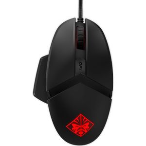 HP OMEN Reactor (Bedraad), Muis, Zwart