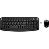 HP 300 - Draadloos Toetsenbord en Muis - Qwerty - Zwart