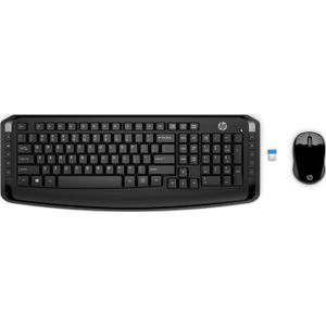 HP 300 - Draadloos Toetsenbord en Muis - Qwerty - Zwart