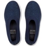 FitFlop - Crystal Uberknit - Ballerina - Donkerblauw - Nylon - Anatomicush Zool