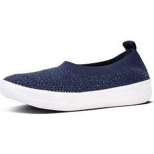 Ballerina FitFlop Crystal Uberknit Midnight Navy-Schoenmaat 36